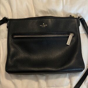 Kate Spade Black Pebbled Leather Crossbody